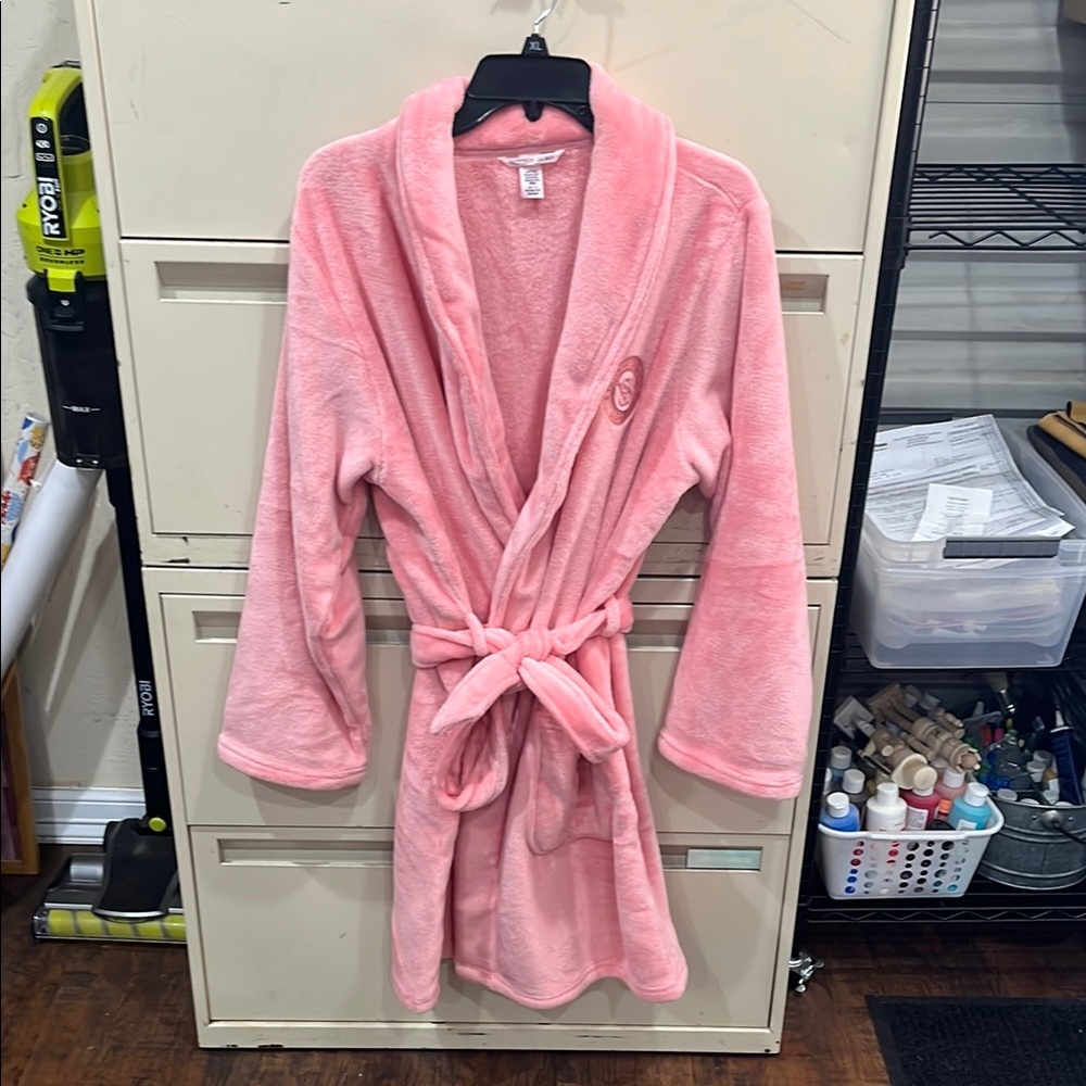 Pink Plush Bathrobe
